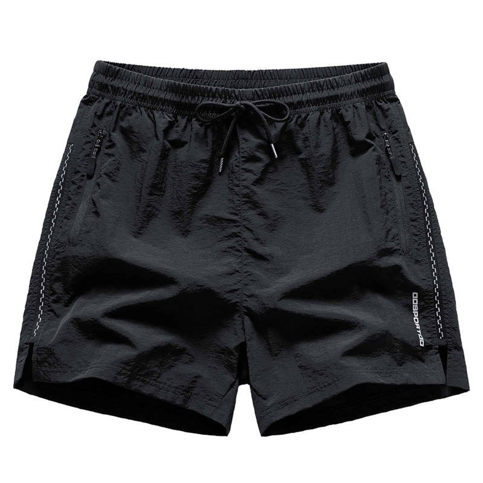 thumbnail image 4 of Pantalones cortos deportivos europeos de color liso con costuras laterales para hombre - Elásticos, transpirables y de secado rápido, 3/4 de largo, 4 of 8